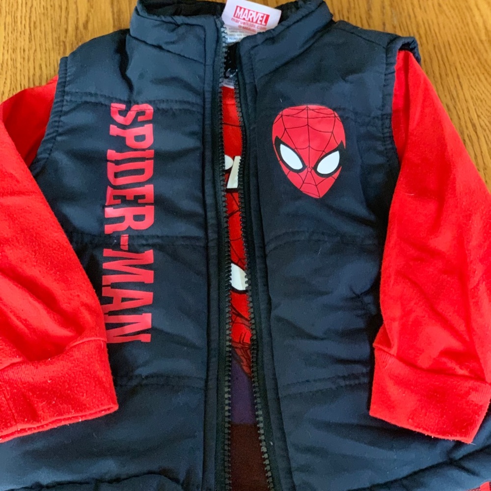 Marvel vest and t shirt